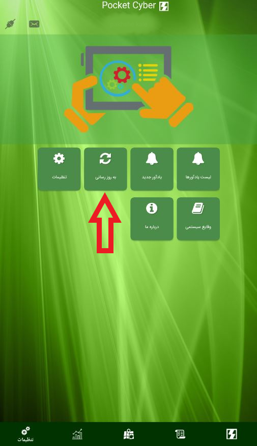 تغییر دوره مالی در نرم افزار پاکت سایبر1